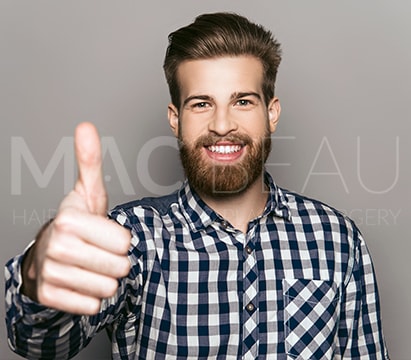 Greffe de Barbe DHI Anesthésie Sans Aiguille et Sans Rasage